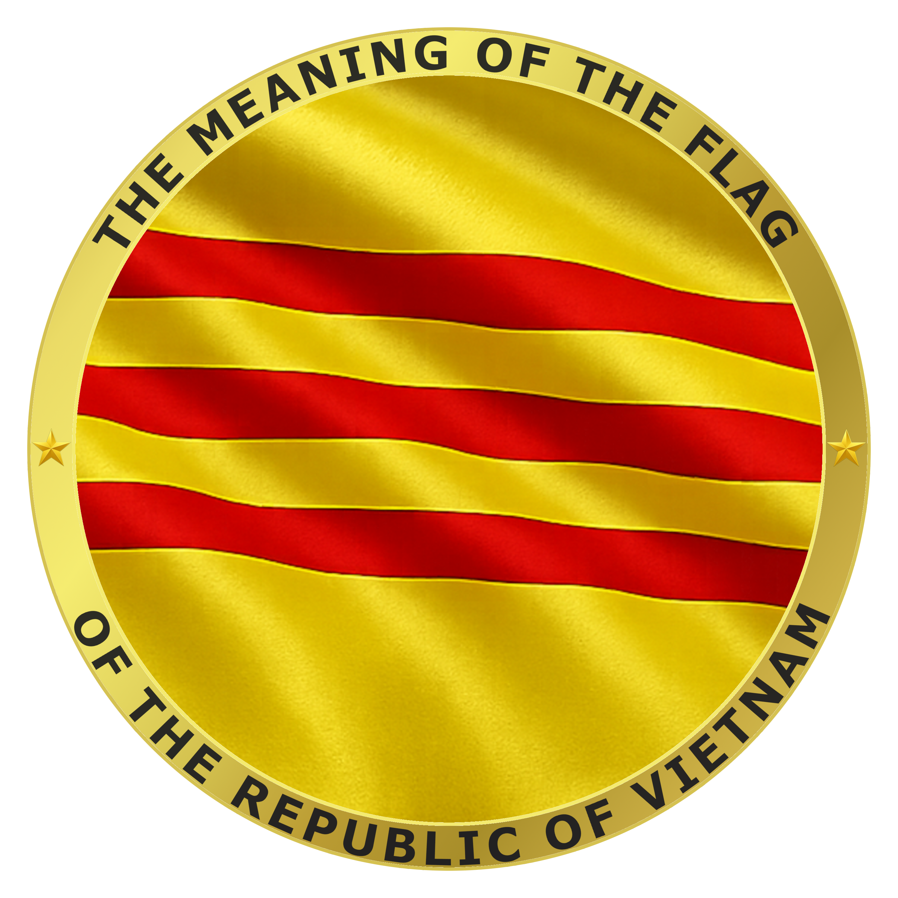 The meaning of the flag of the Republic of Vietnam