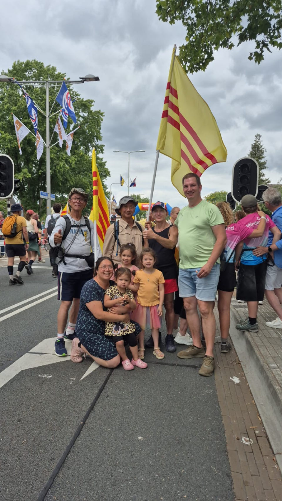 Lá cờ tại Vierdaagse