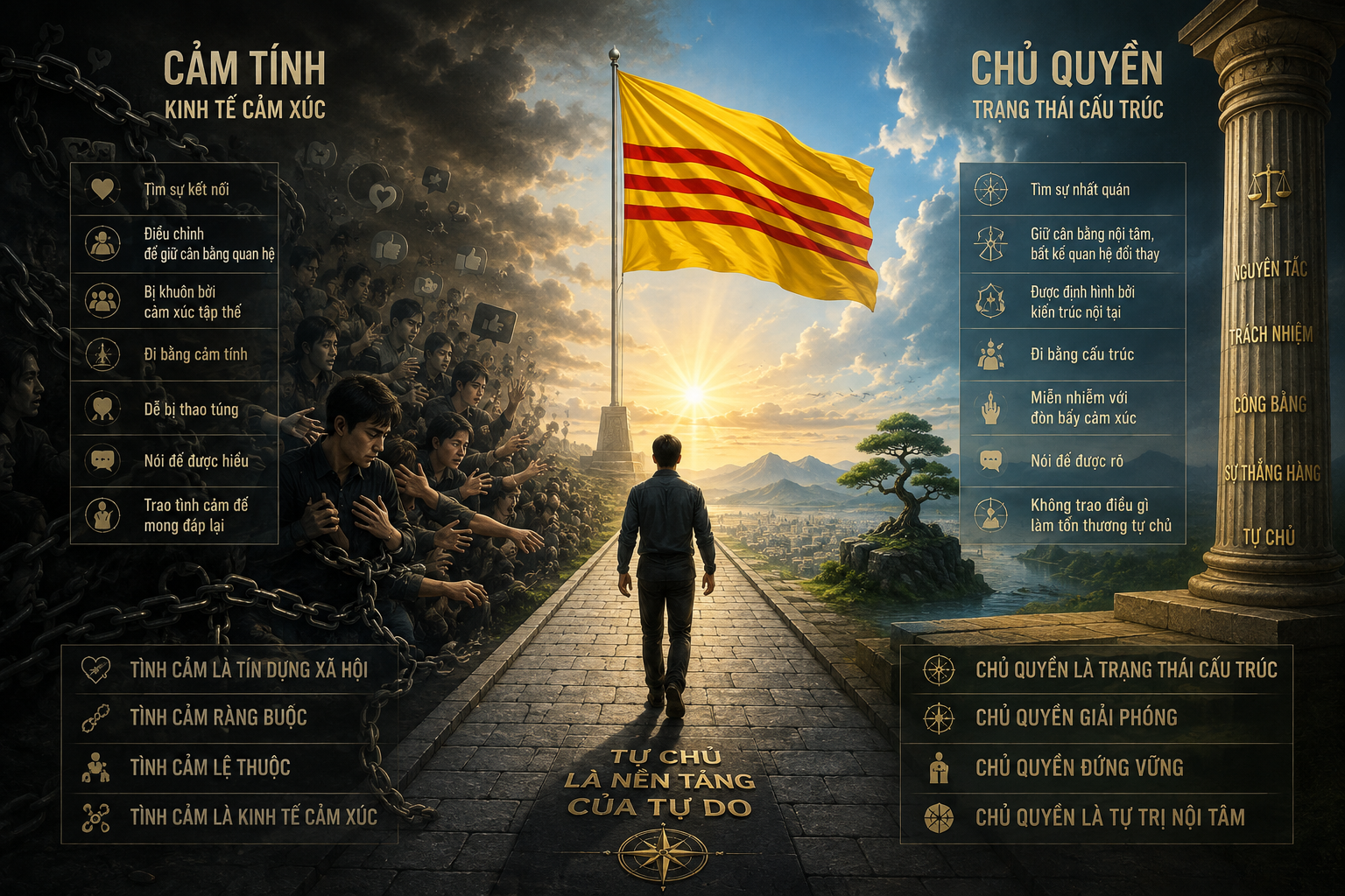 Cảm Tính và Chủ Quyền — Khác Biệt Về Cấu Trúc