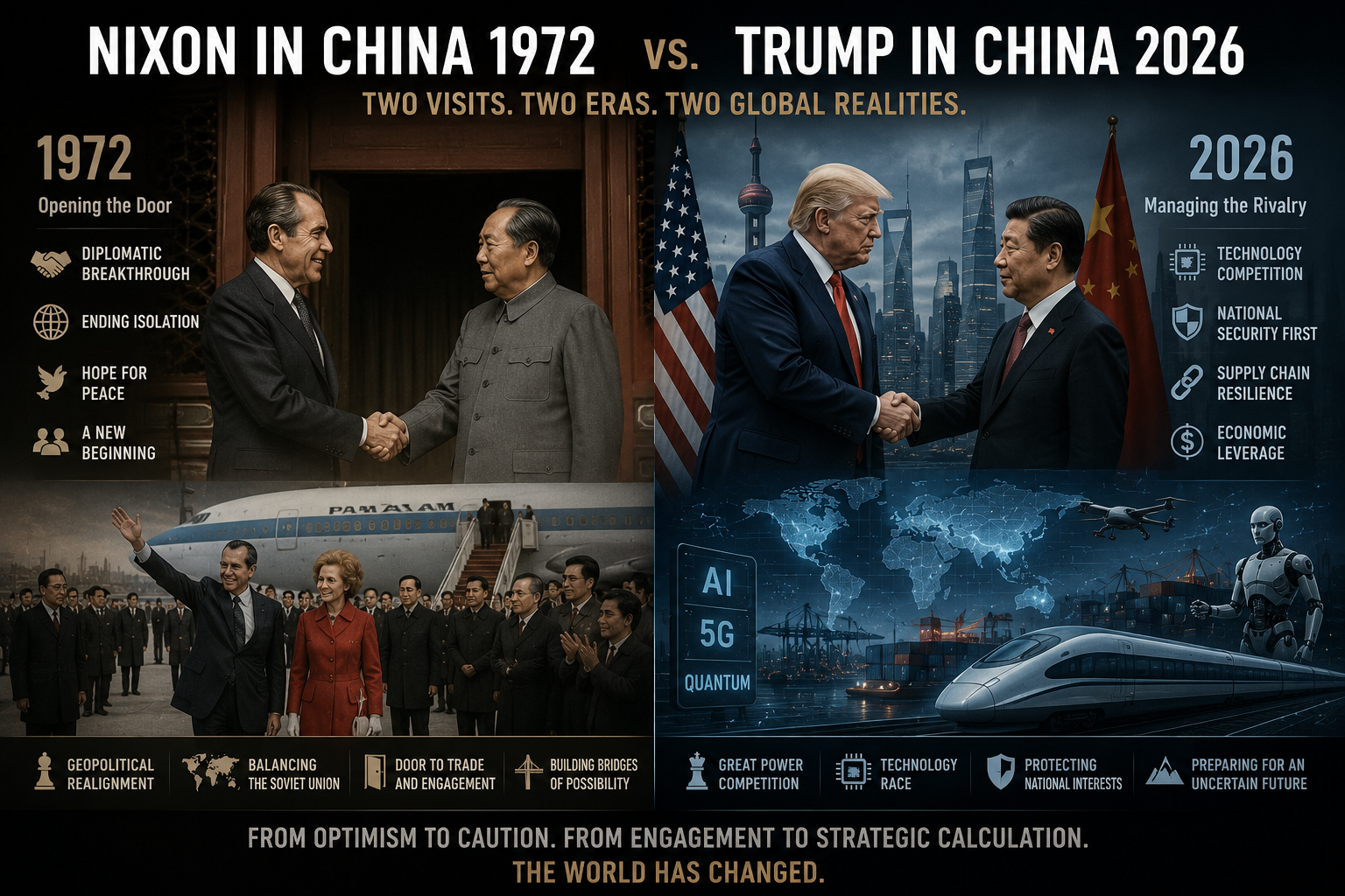 Nghịch Lý Vĩ Đại: Từ Cuộc Khai Môn Năm 1972 Của Nixon Đến Chuyến Công Du Chiến Lược Năm 2026